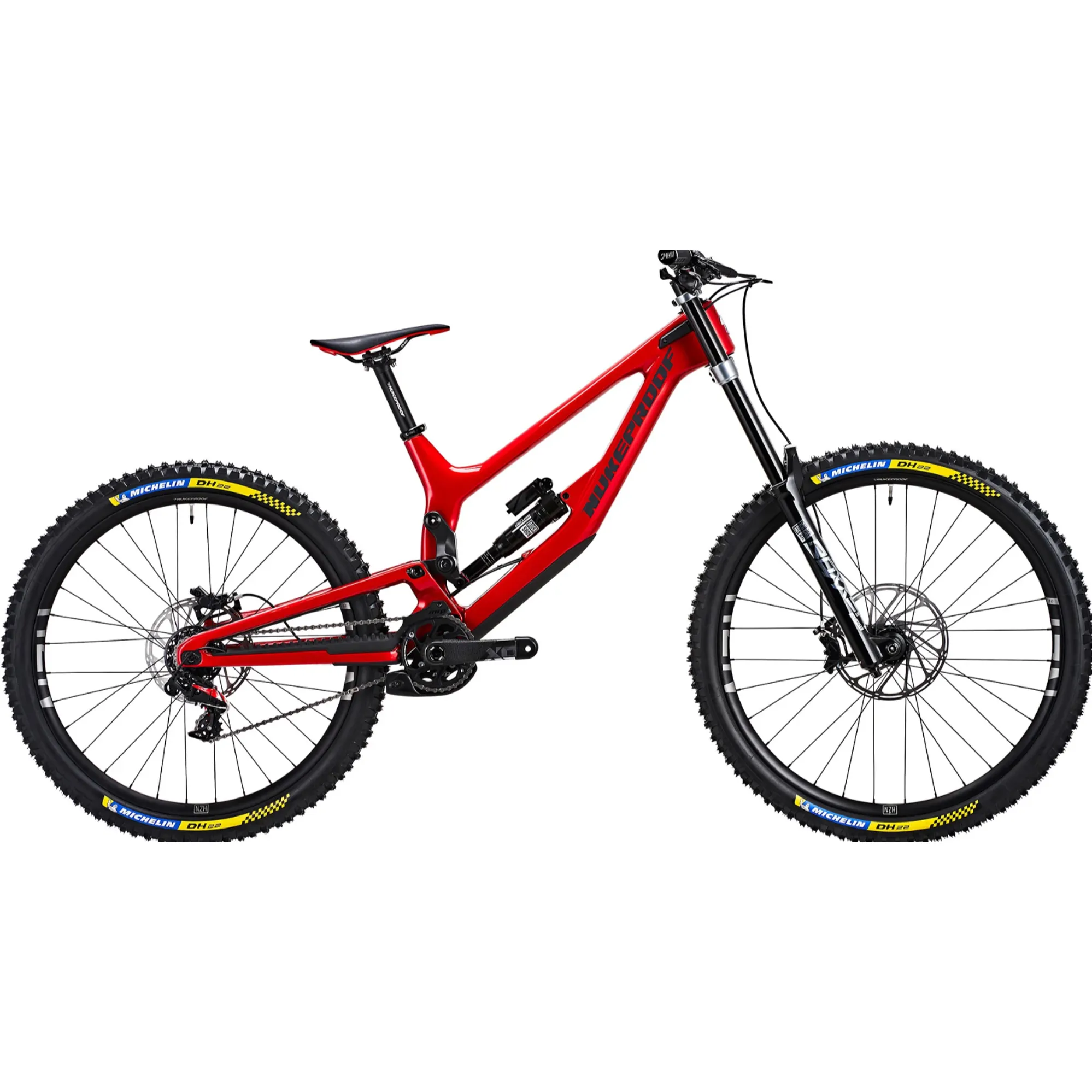 Nukeproof Dissent 290 RS Carbon Bike XO1 DH Red