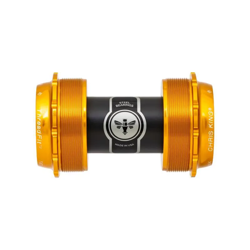 Chris King ThreadFit T47 24x Bottom Bracket Gold 68-73mm