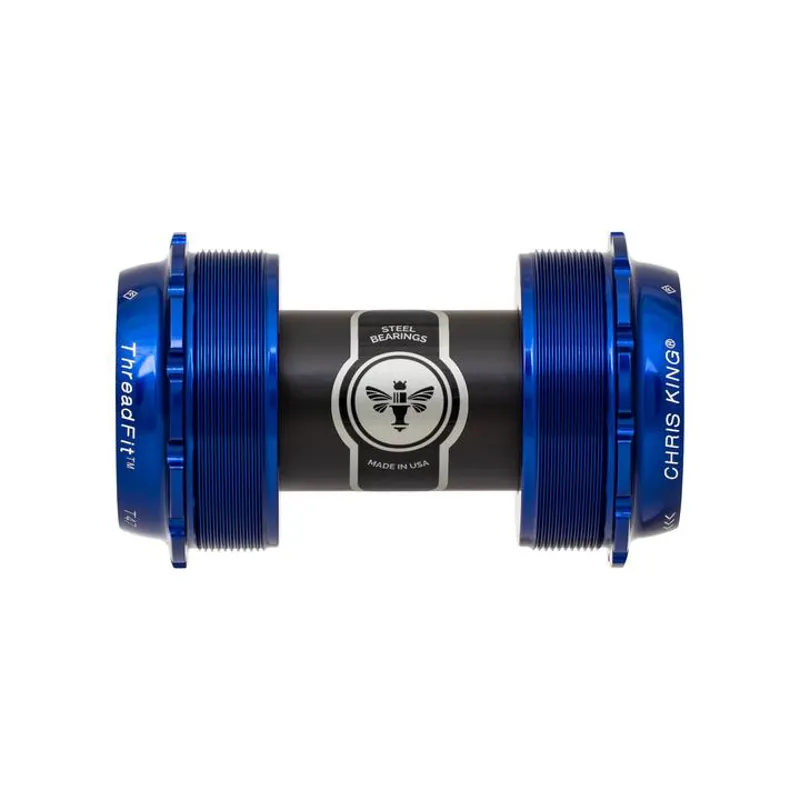 Chris King ThreadFit T47 24x Bottom Bracket Navy 68-73mm
