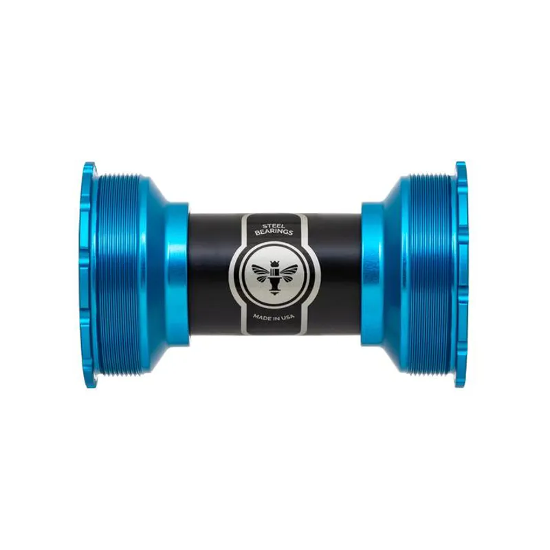 Chris King ThreadFit T47 24i Bottom Bracket Turquoise 86-92mm