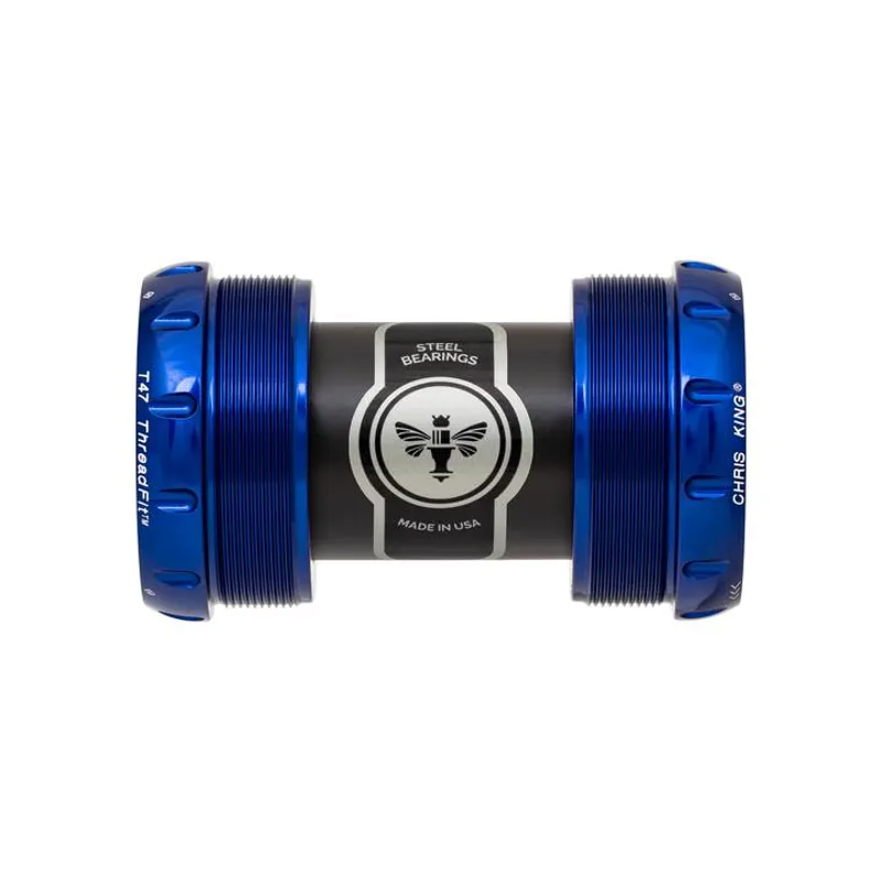 Chris King ThreadFit T47 30x Bottom Bracket Navy 68-73mm