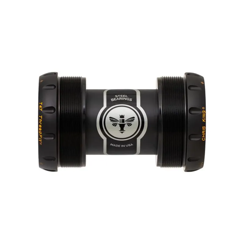Chris King ThreadFit T47 30x Bottom Bracket Two Tone Black/Gold 68-73mm