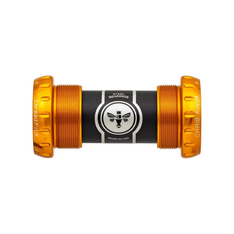 Chris King ThreadFit 24 Bottom Bracket Gold 68-73mm Ceramic Bearings