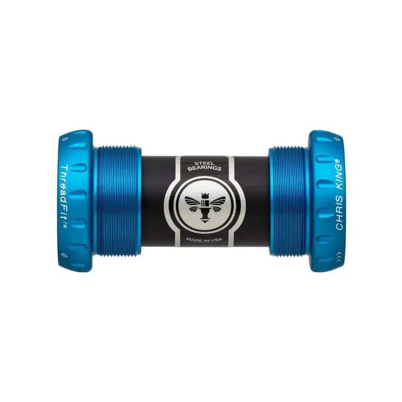 Chris King ThreadFit 24 Bottom Bracket Turquoise 68-73mm 