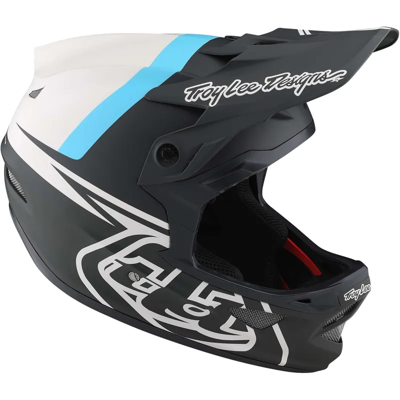 Troy Lee Designs D3 Fiberlite Helmet Slant Green