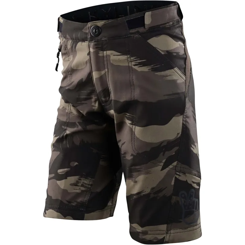 Troy Lee Designs Youth Skyline Shell Only Shorts in Green