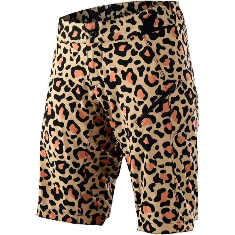 Troy Lee Designs Women's Lilium Shell Only Shorts Leopard Bronze