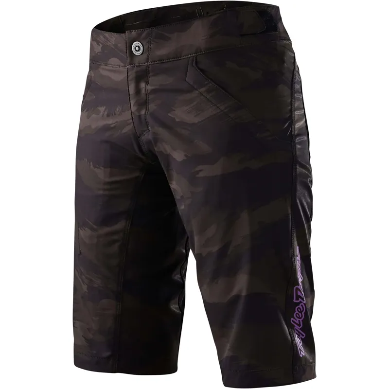 Troy Lee Designs Women's Mischief Shell Only Shorts Brushed Camo Army