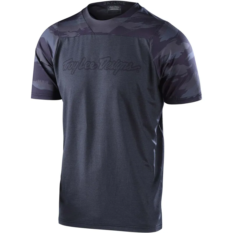 Troy Lee Designs Skyline Short Sleeve Jersey Heather Black