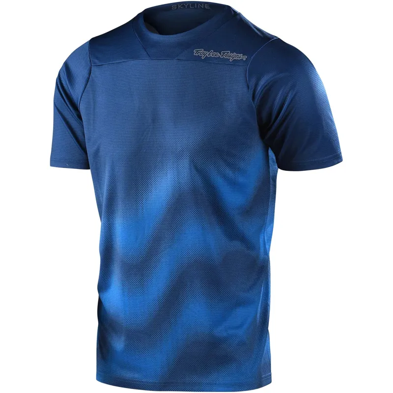 Troy Lee Designs Skyline Short Sleeve Jersey Wave Navy