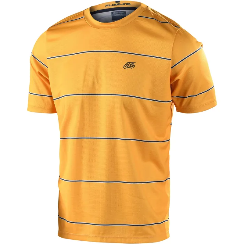 Troy Lee Designs Flowline Short Sleeve Jersey in Honey