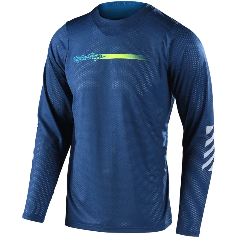 Troy Lee Designs Skyline Air Long Sleeve Jersey Channel Dark Slate Blue