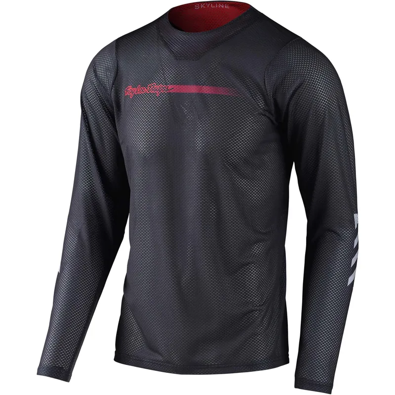 Troy Lee Designs Skyline Air Long Sleeve Jersey Channel Carbon