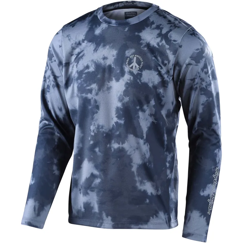 Troy Lee Designs Flowline Long Sleeve Jersey Plot Charcoal