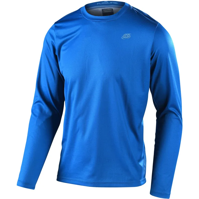 Troy Lee Designs Flowline Long Sleeve Jersey Solid Slate Blue