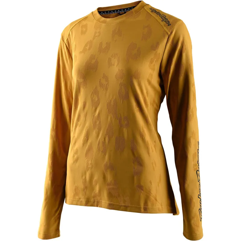 Troy Lee Designs Women's Lilium Long Sleeve Jersey Jacquard Honey