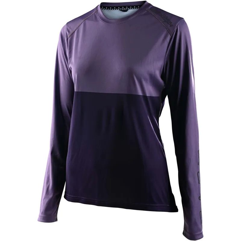 Troy Lee Designs Women's Lilium Long Sleeve Jersey Block Orchid Purple