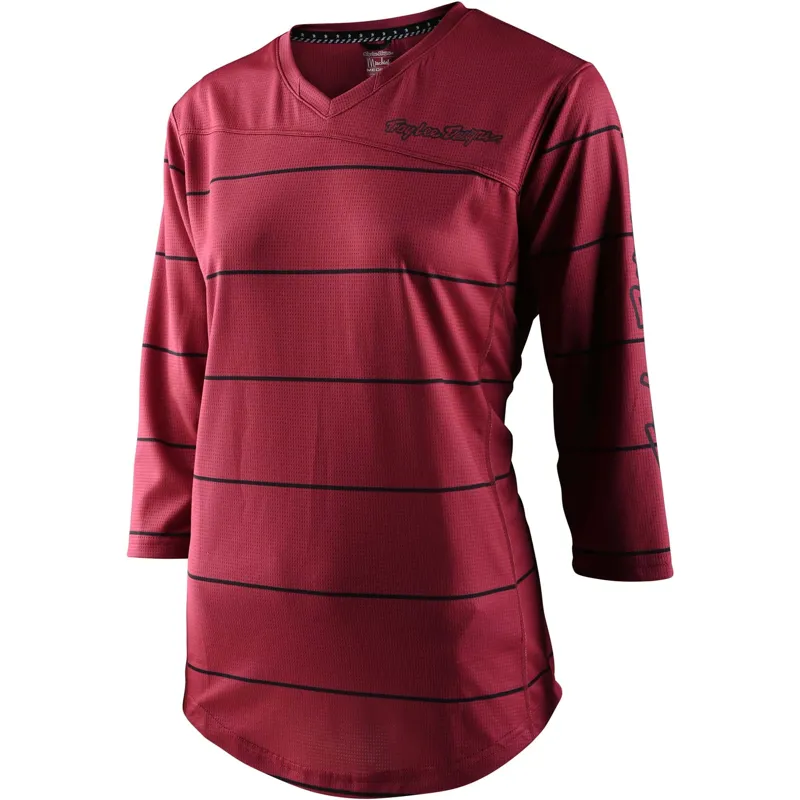 Troy Lee Designs Women's Mischief Jersey Pinstripe Elderberry