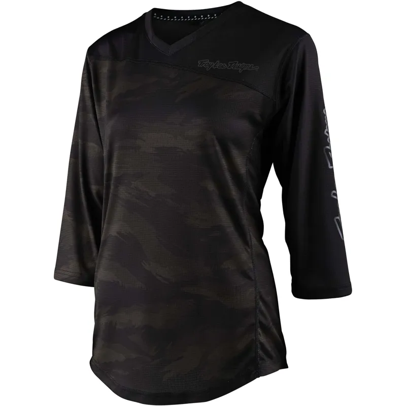 Troy Lee Designs Women's Mischief Jersey Brushed Camo Army