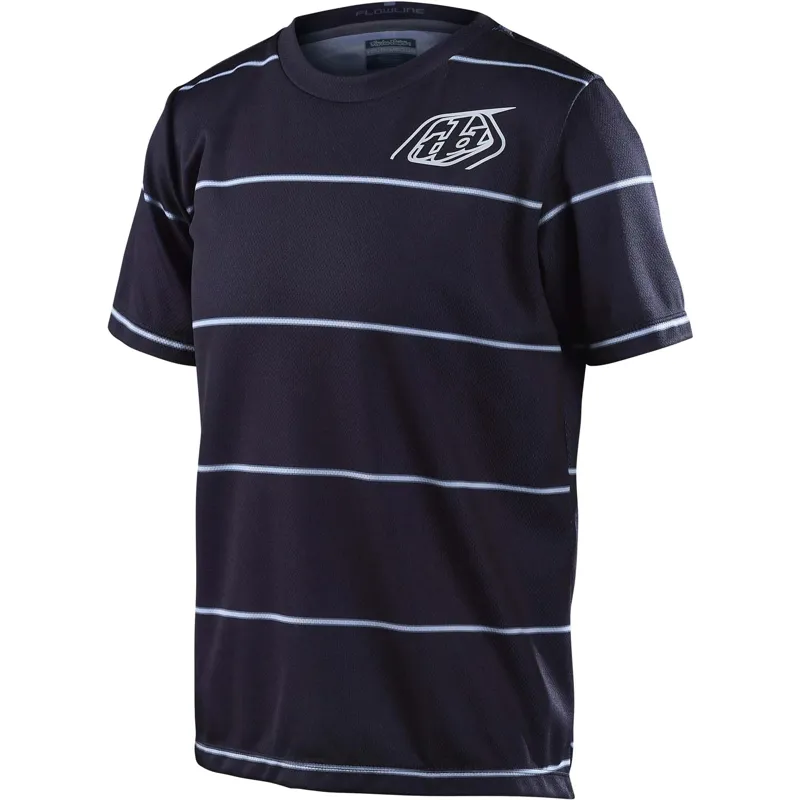 Troy Lee Designs Flowline Youth Short Sleeve Jersey in Black