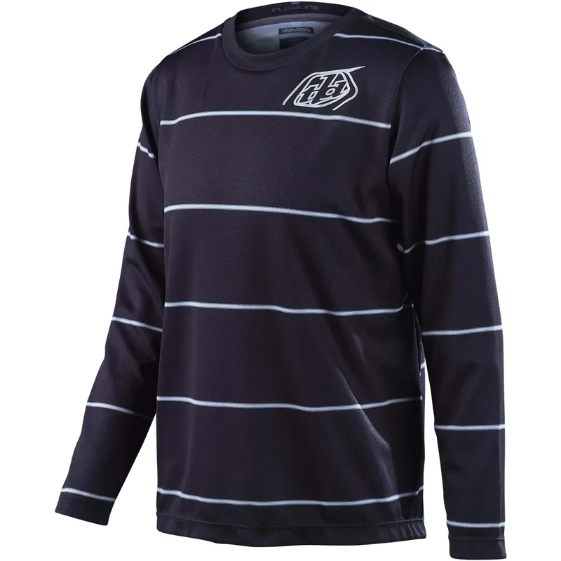 Troy Lee Designs Youth Flowline Long Sleeve Jersey in Black