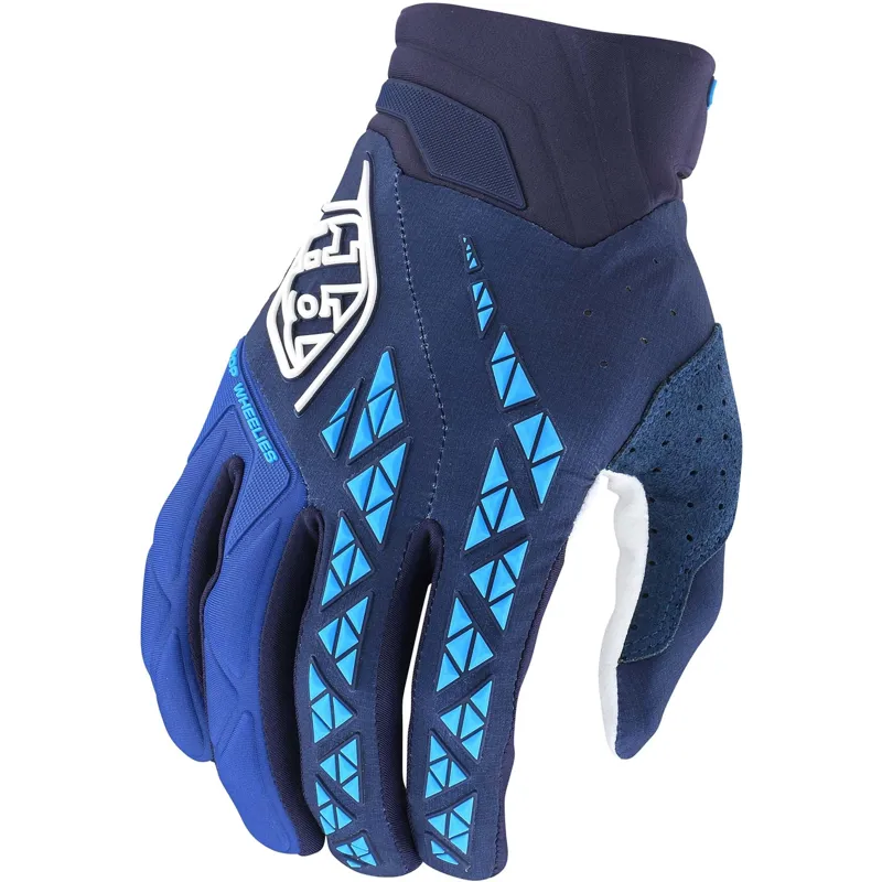 Troy Lee Designs SE Pro Gloves Solid Navy Cyan