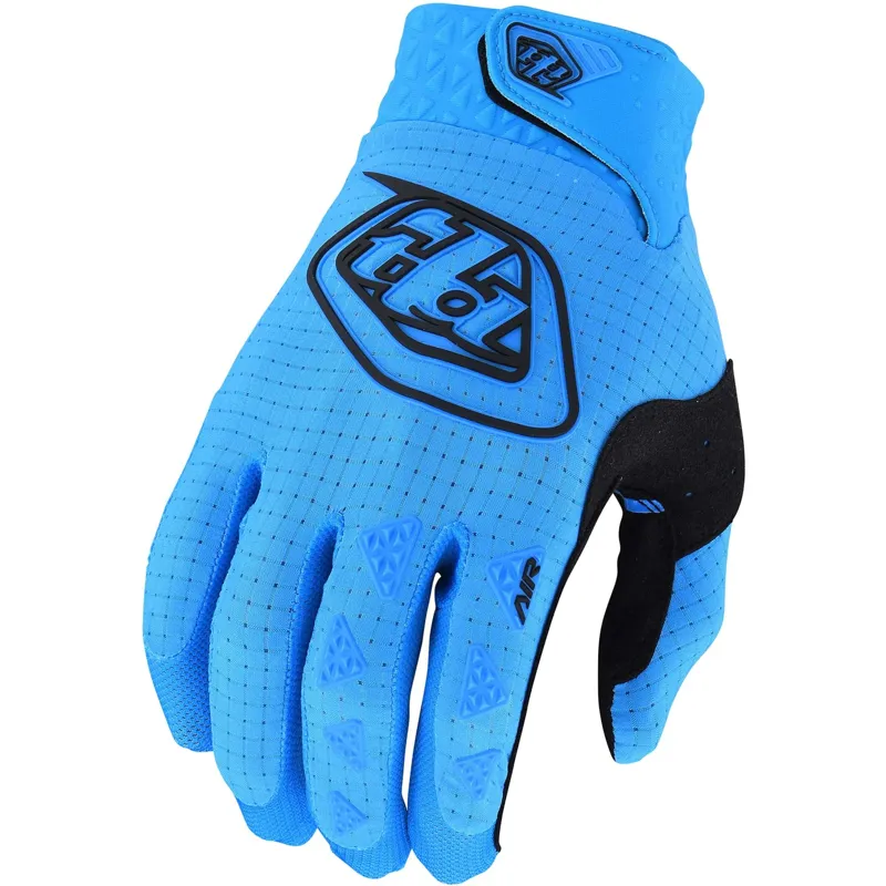 Troy Lee Designs Air Youth Gloves Solid Cyan Blue