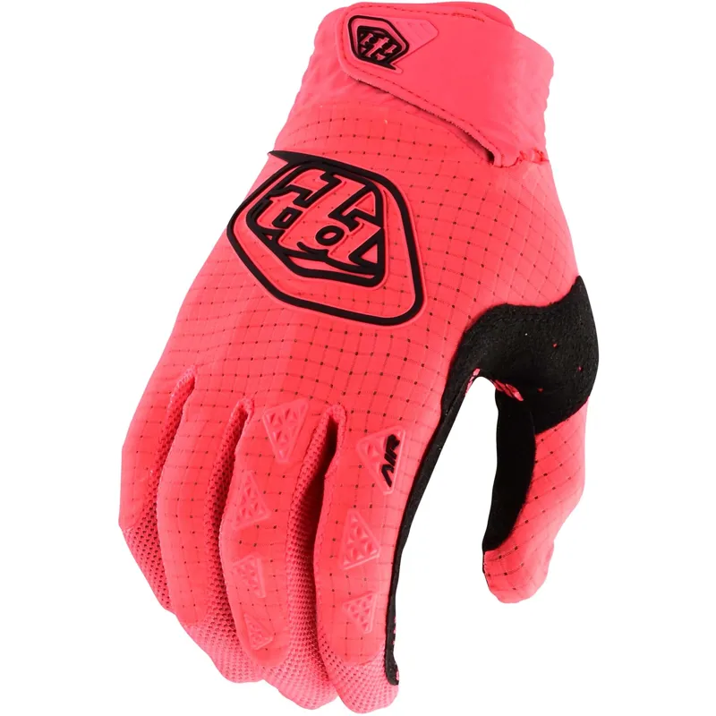Troy Lee Designs Air Youth Mountain Bike Gloves in Glow Red