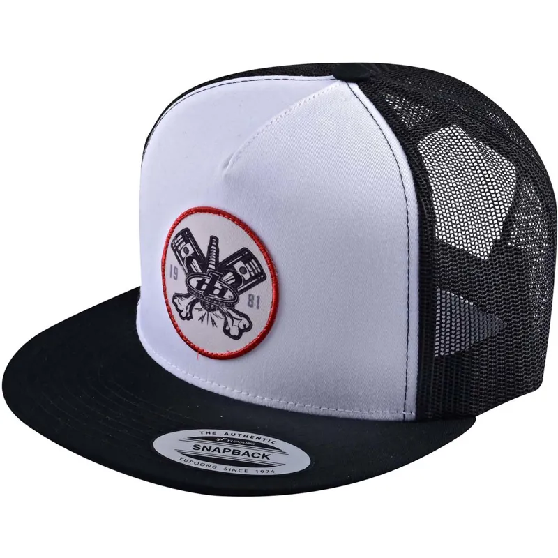 Troy Lee Designs Pistonbone Snapback Hat Limited Edition Black 