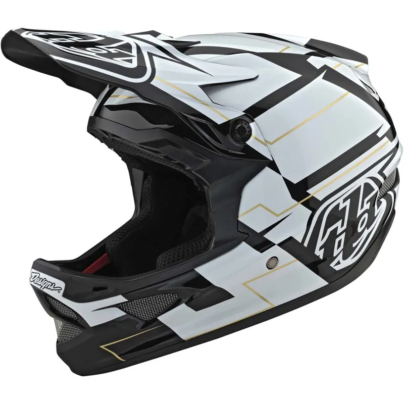 Troy Lee Designs D3 Fiberlite Helmet White