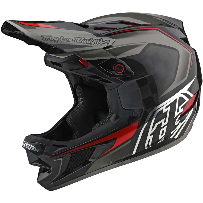 Troy Lee Designs D4 Carbon Helmet Exile Gray