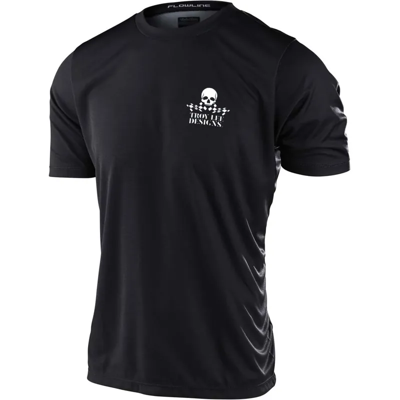 Troy Lee Designs Flowline Short Sleeve Jersey Service Black
