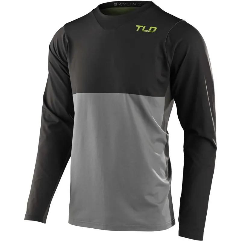 Troy Lee Designs Skyline Chill Long Sleeve Jersey Breaks Carbon