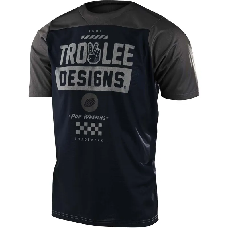 Troy Lee Designs Skyline Short Sleeve Jersey Camber Navy Olive