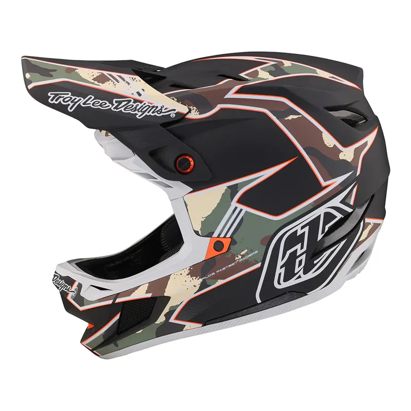 Troy Lee Designs D4 Composite MIPS Helmet Matrix Camo Green
