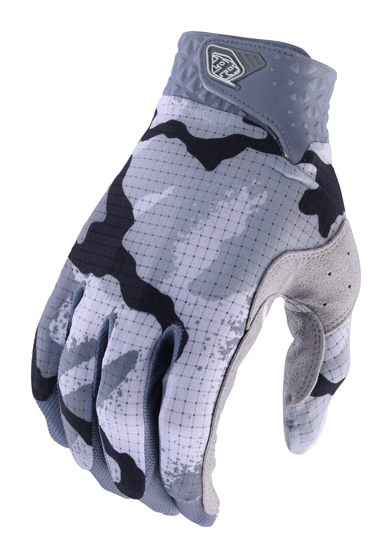 Troy Lee Designs Air Youth Gloves Camo Grey White