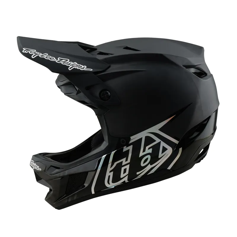 Troy Lee Designs D4 Carbon Stealth Black Silver