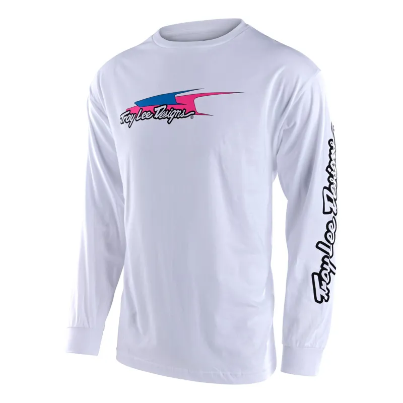 Troy Lee Designs 40th Holiday Aero Long Sleeve T-Shirt White