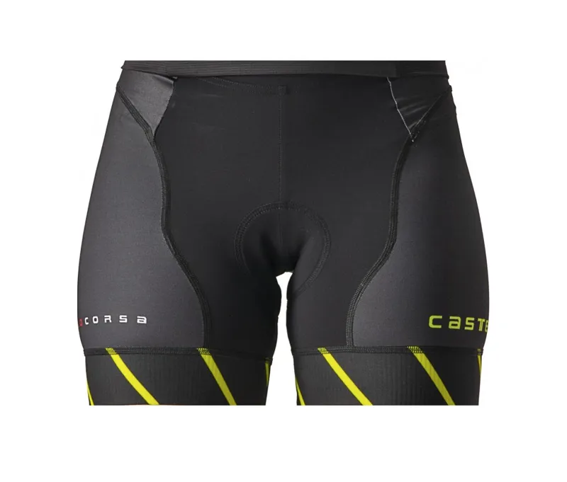 Castelli Free 2 Women's Tri Shorts in Electric Lime