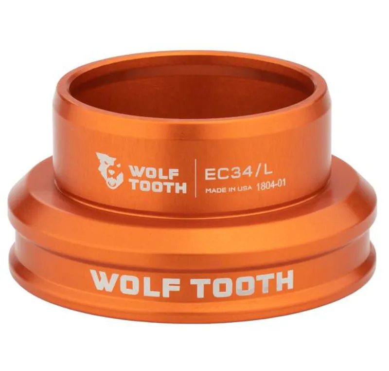 Wolf Tooth Precision EC Headsets External Cup Orange -1