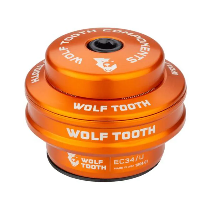 Wolf Tooth Precision EC Headsets External Cup Orange -2