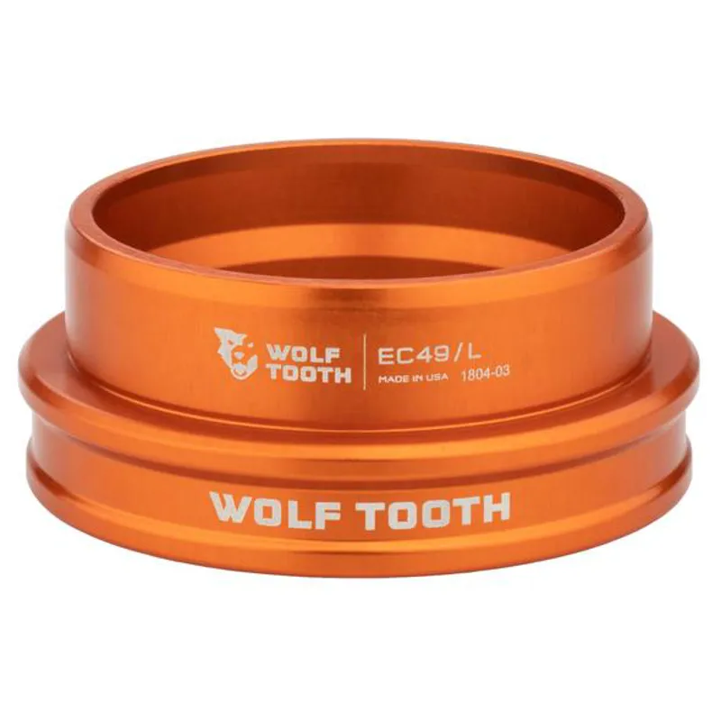 Wolf Tooth Precision EC Headsets External Cup Orange -5