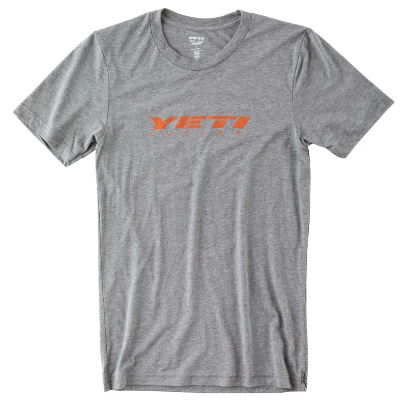 Yeti Slant Ride Mens T-Shirt in Grey