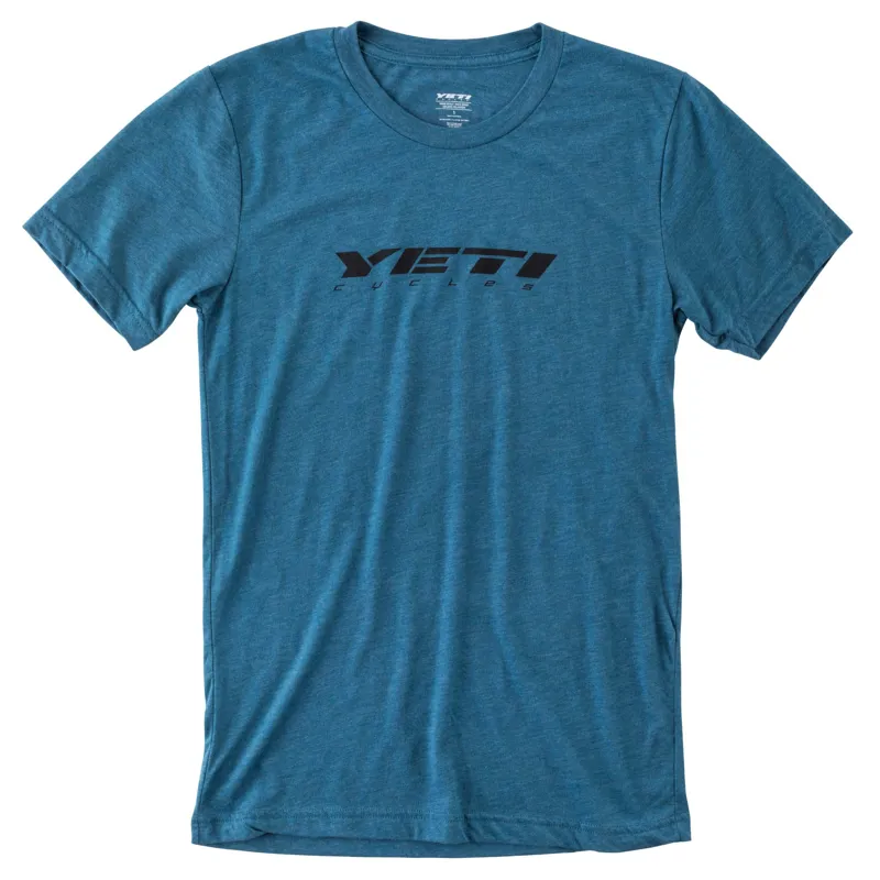 Yeti Slant Ride Mens T-Shirt in Blue