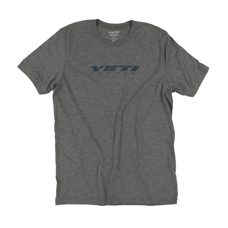 Yeti Slant Ride Mens T-Shirt in Grey