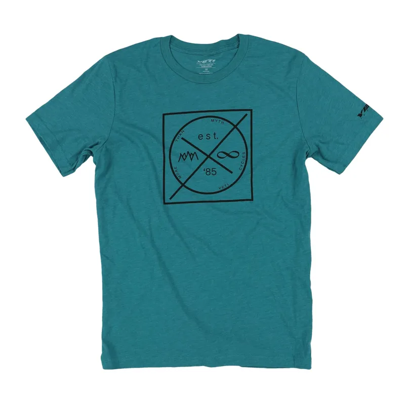 Yeti 85 Logo Mens T-Shirt in Blue