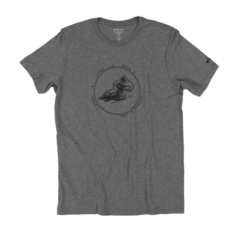 Yeti More Than A Myth T-Shirt in Grey