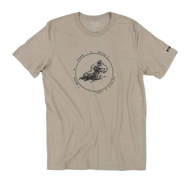 Yeti More Than A Myth T-Shirt in Brown