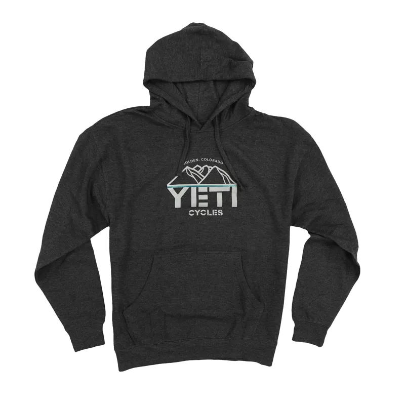 Yeti Overlook Mens Pullover Hoodie Charcoal Heather