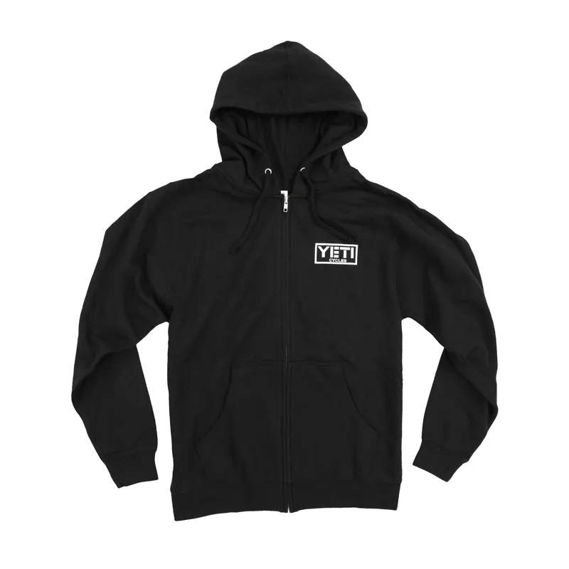 Yeti Ridge Mens Zip Hoodie Black